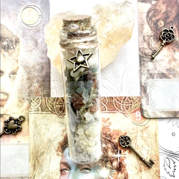 ⭐️SOLD⭐️ 11:11 Wish Spell Jar with Citrine Crystal - Picture 2 of 4